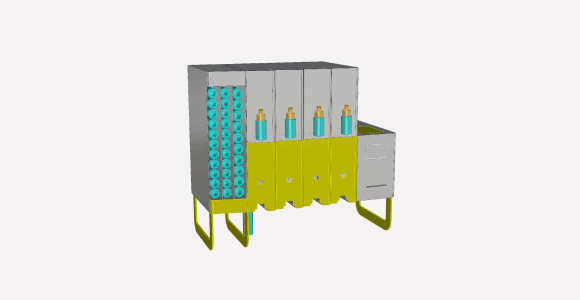 rendu 3d du distributeur Cozie